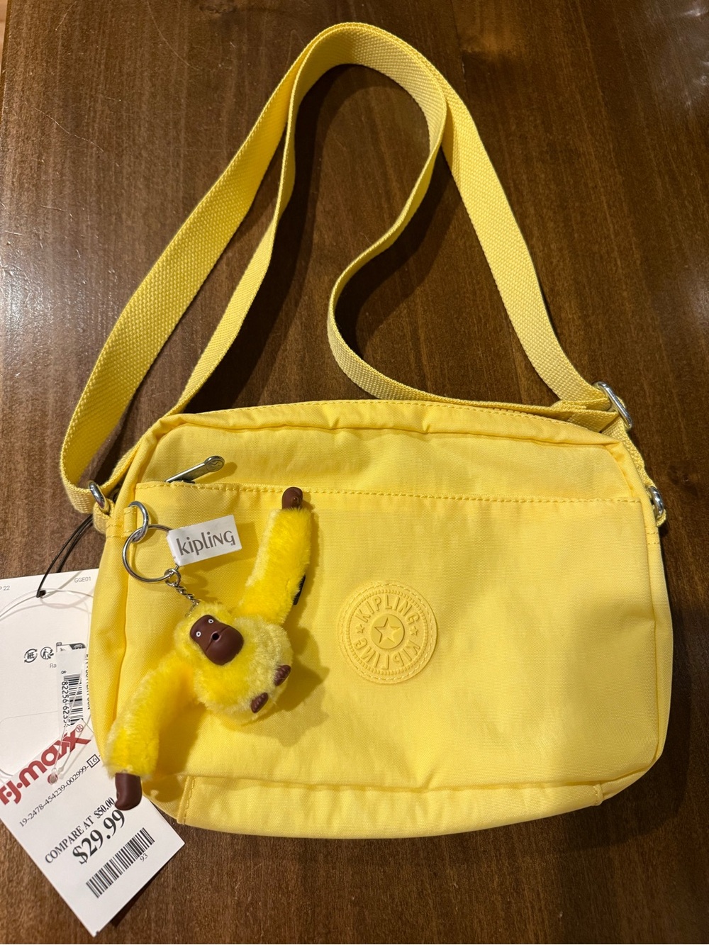 Kipling Yellow Crossbody Bag